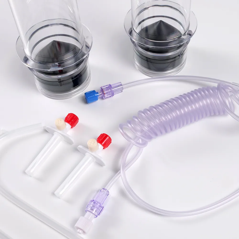 Одноразовый шприц для автоматического инъектора высокого давления, двухкамерный (для МРТ) (6)